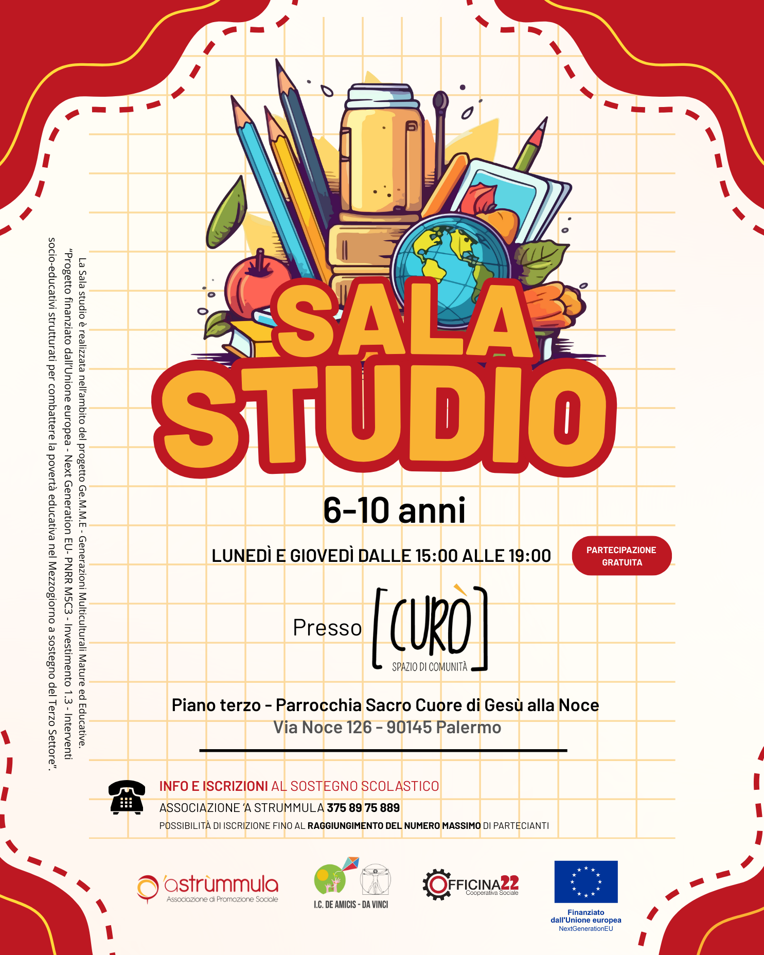 Sala Studio GeMME A3 adattata per Instagram