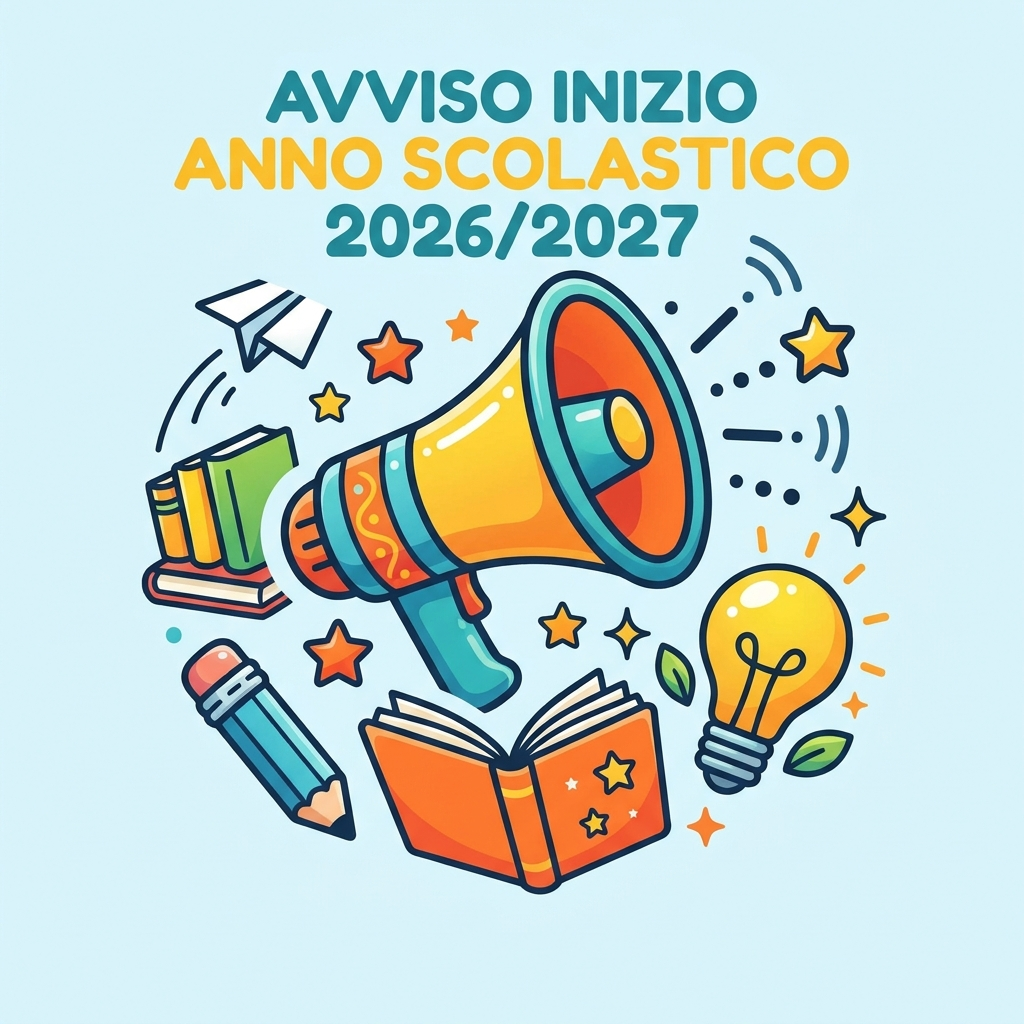 INFORMAZIONI SULL’ORGANIZZAZIONE AVVIO ANNO SCOLASTICO 2026/27 DAL 10 AL 15 SETTEMBRE 2026