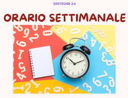 ORGANIZZAZIONE ORARIA SEZIONI SCUOLA DELL'INFANZIA E PRIMARIA DAL 25 al 29 SETTEMBRE 2023